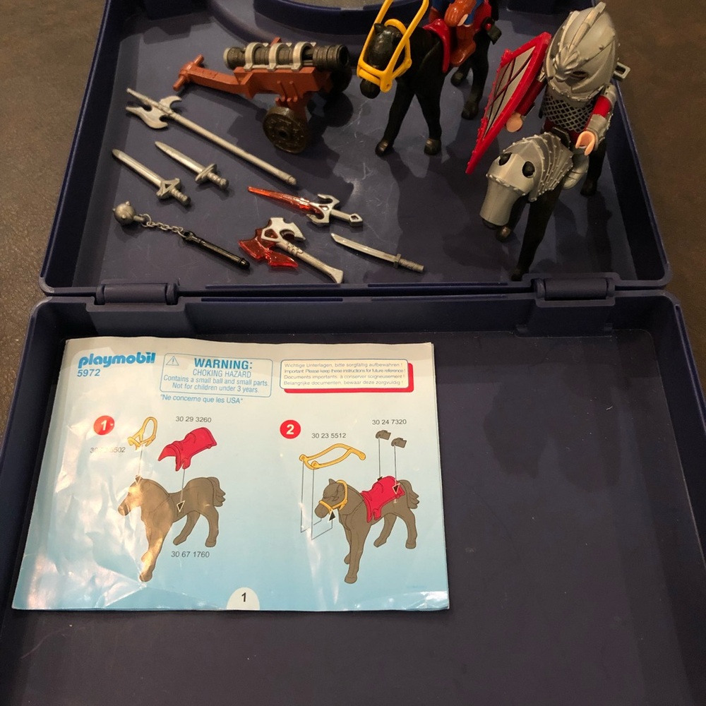 Playmobil 5962 Knight Set with Carry Case